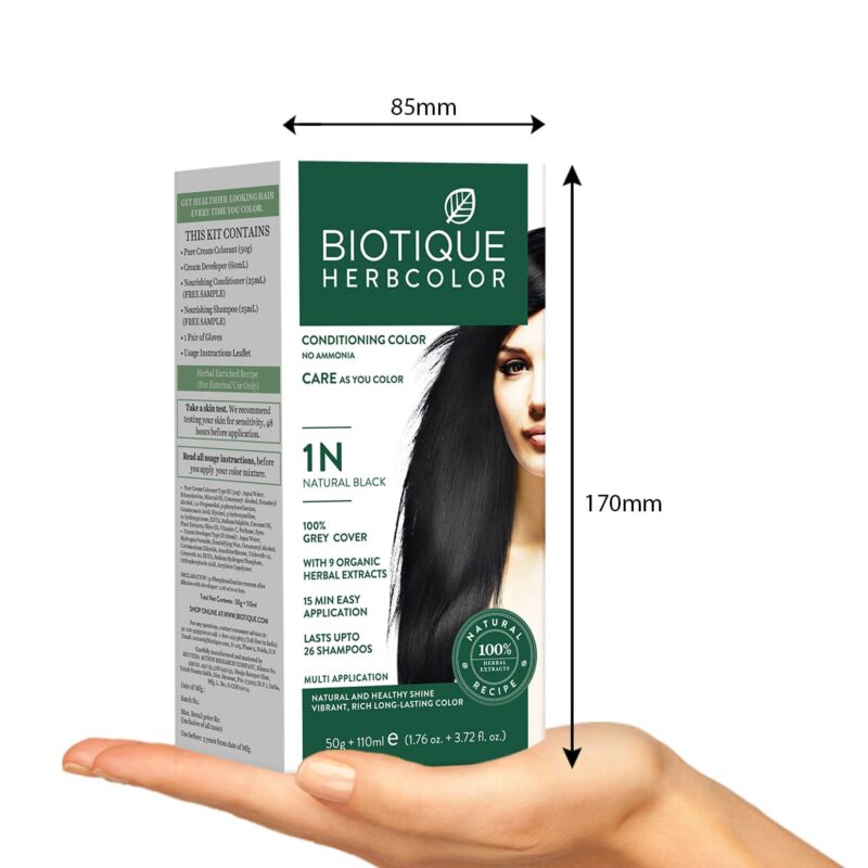 Biotique  Herb color Natuarl black 1 N