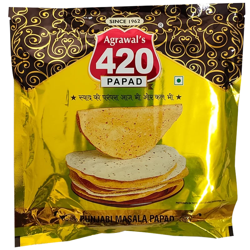 Agarwal 420 Papad Punjabi Masala 400gm