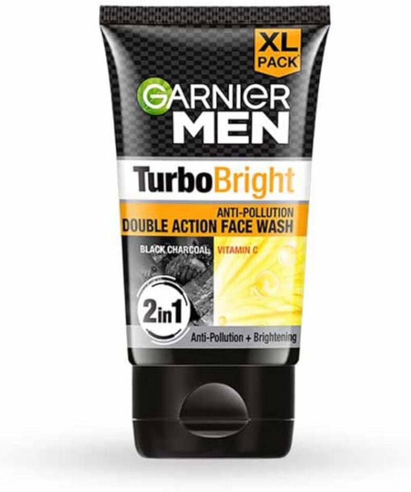 Garnier Men Turbo Bright Double Action Face Wash 50g