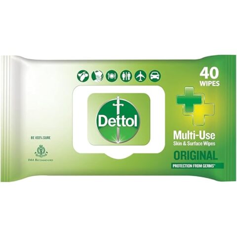 Dettol Germ Protection Wet Wipes for Skin & Surfaces 40 Wipes