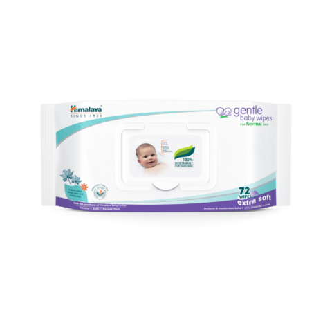 Himalaya Gentle Baby 72 Wipes