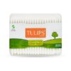 Tulips Paper Stick Cotton Buds - Flat Box 200 Pcs