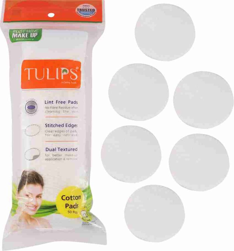 Tulips Cotton Pads 50 Pcs