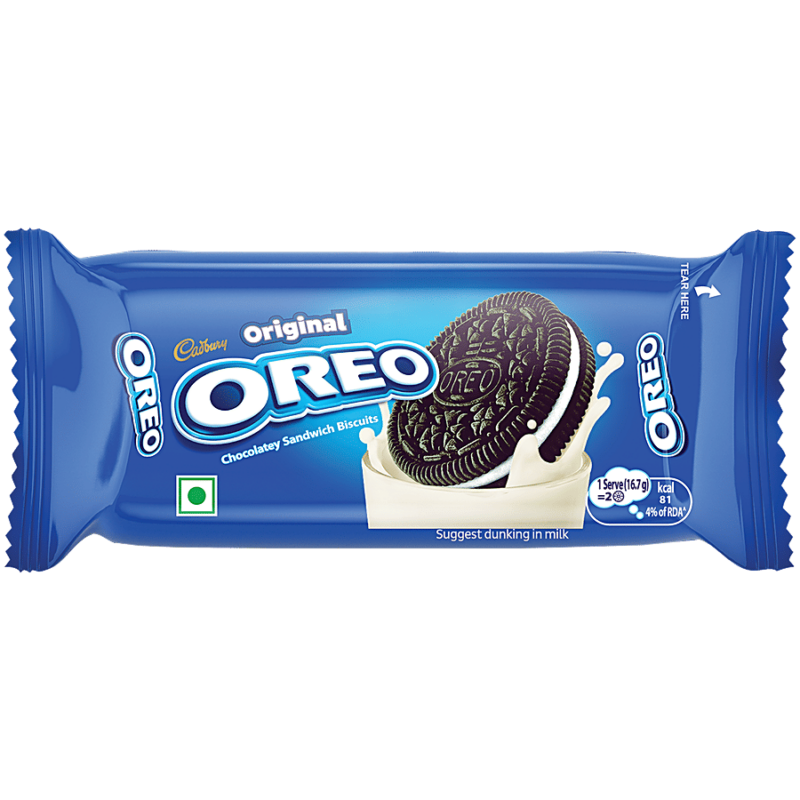 Cadbury Oreo Original Vanilla Flavour Sandwich Biscuits 83.5g