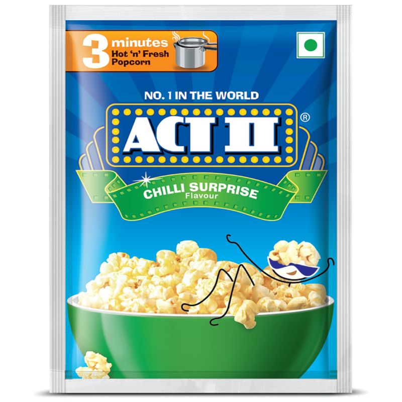 ACT II Instant Popcorn Chilli Surprise Flavour 30g