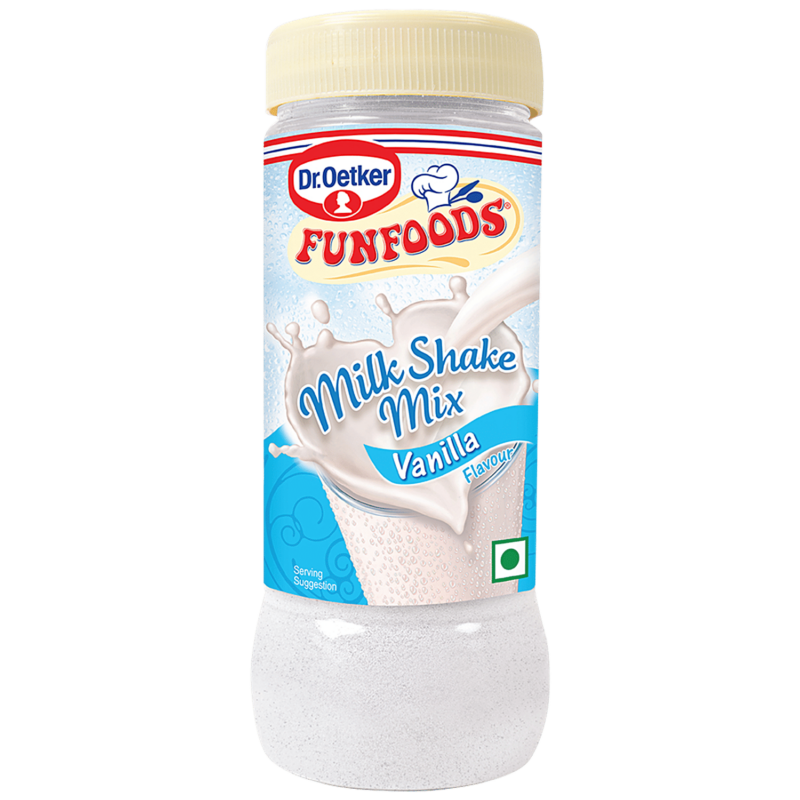 Funfoods Milk Shake Mix Vanilla Flavor 200g
