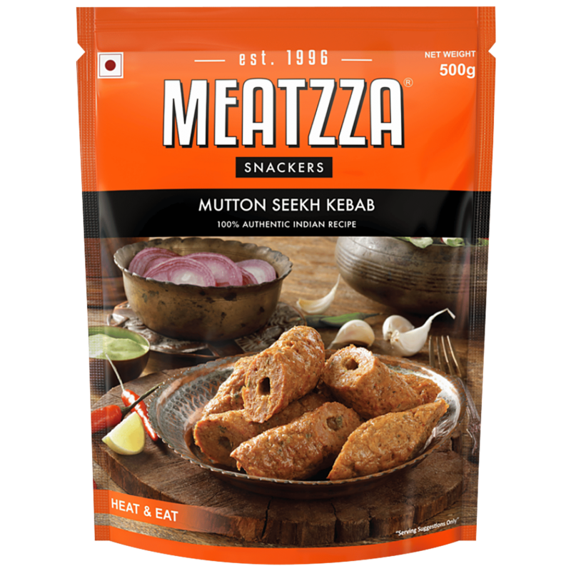 Meatzza Mutton Seekh Kebab 500g