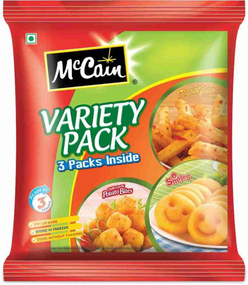 McCain Variety Pack (3 Packs Inside) 550g