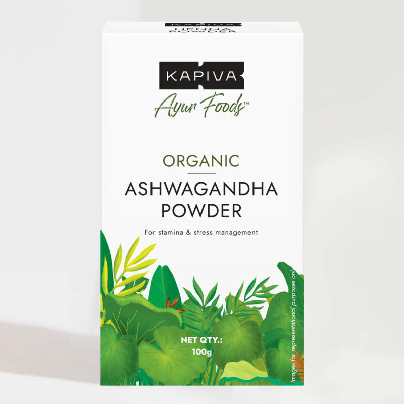 Kapiva Ayur Foods Organic Ashwagandha Powder 100g