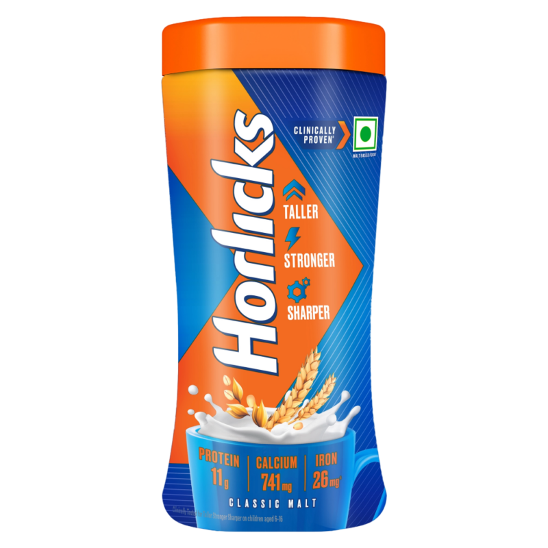 Horlicks Classic Malt For Kids Health & Nutrition Drink 500g