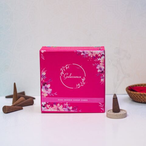 Gulessence Rose Dhoop Cones 60g (40 Cones)