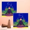 Gulessence Nirvanasence Temple Flower Dhoop Cones 40 Cones with Free Stand