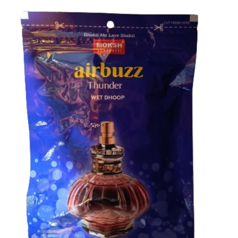 Moksh Agarbatti Airbuzz Thunder Wet Dhoop 20 Pcs