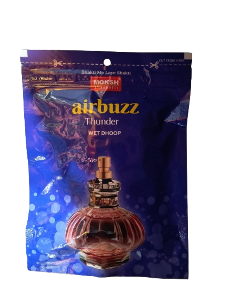 Moksh Agarbatti Airbuzz Thunder Wet Dhoop 20 Pcs
