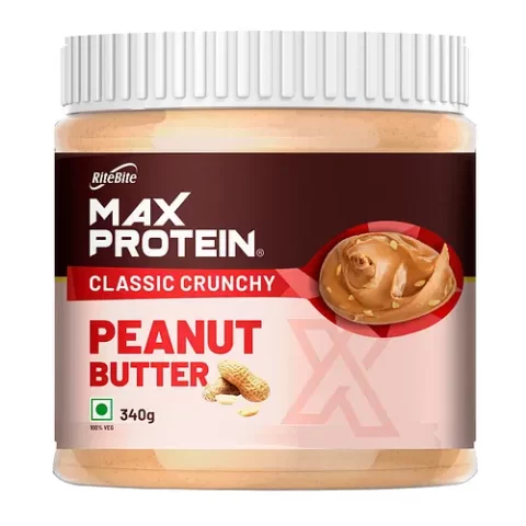 RiteBite Max Protein Peanut Butter Spread Classic Crunchy 340g