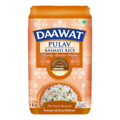 Daawat Pulav Basmati Rice 1Kg