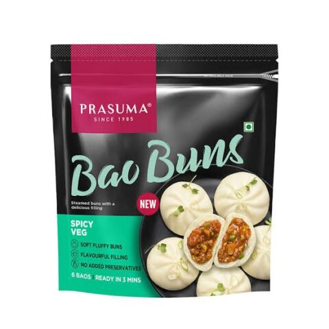 Prasuma Bao Buns Spicy Veg 6 Baos 300g