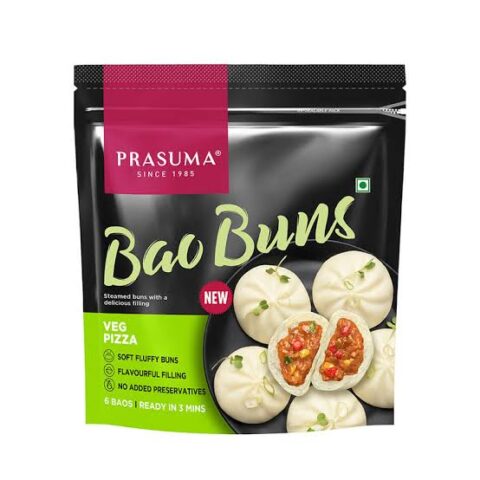 Prasuma Bao Buns Veg Pizza 6 Baos 300g
