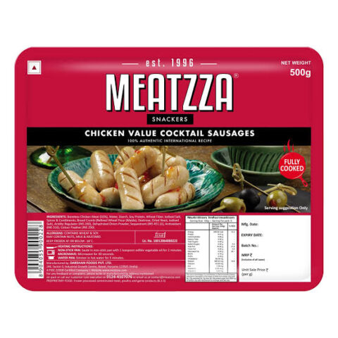 Meatzza chicken cocktail sausage 500g
