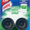 Harpic Flushmatic In-Cistern Toilet Cleaner Citrus Lasts Upto 240 Flushes - 100g