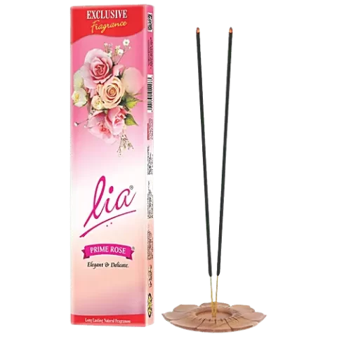 Lia Prime Rose Agarbatti Rose Fragrance 100g
