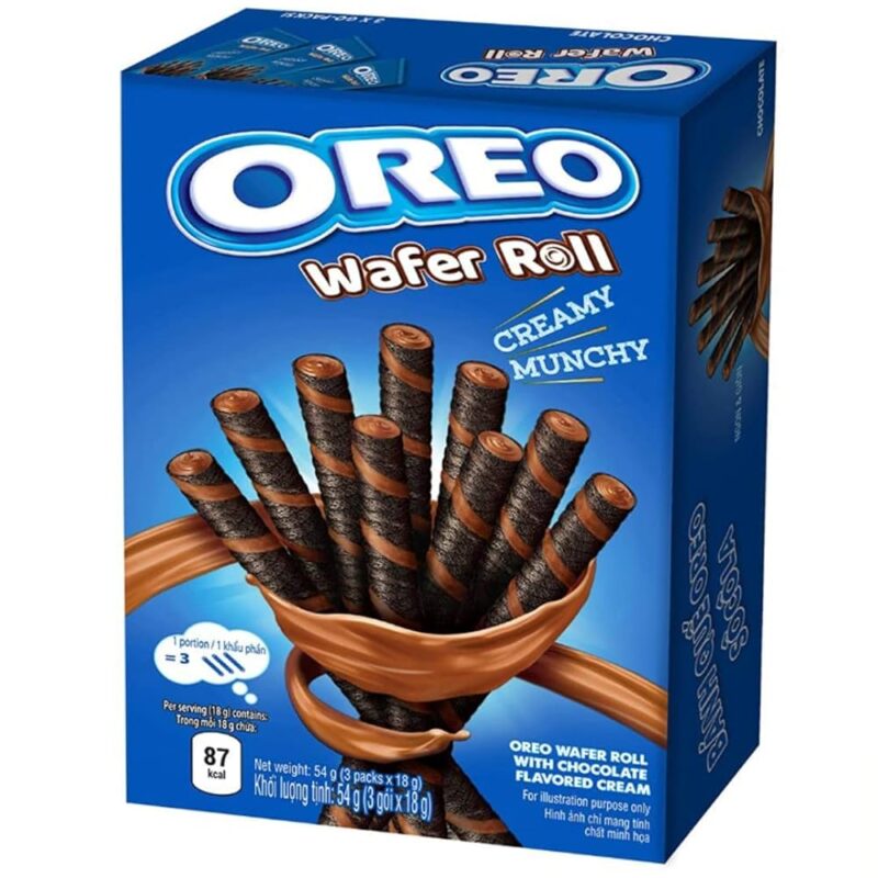 Oreo Chocolate Wafer Roll 54g